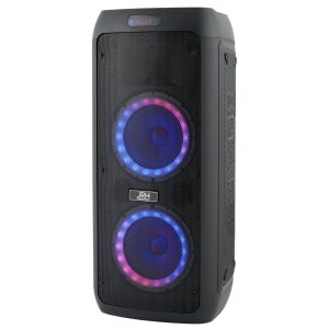 Boxă Portabilă 800W cu Bluetooth, Lumini LED RGB și Microfon Wireless – Sistem Audio Karaoke cu Telecomandă pentru Petreceri