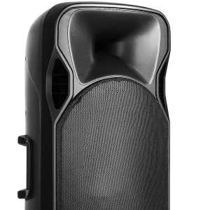 Boxă Portabilă Profesională 15 Inch cu Bluetooth și Microfon Wireless – Sistem Audio Karaoke cu Baterie Reîncărcabilă pentru Petreceri și Evenimente