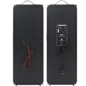 Set Boxe Active 600W cu Bluetooth, Egalizator 5 Benzi și Microfon Wireless – Sistem Audio Puternic pentru Karaoke și Evenimente