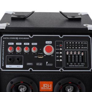 Set Boxe Active Bluetooth 500W cu Egalizator 5 Benzi, Microfon Wireless și Telecomandă – Sistem Audio Karaoke pentru Petreceri și Evenimente