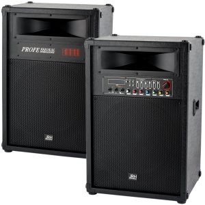 Set Boxe Profesionale – Sistem Audio 1000W cu Bluetooth, Egalizator Grafic 13 Benzi, Microfon Wireless și Telecomandă pentru Karaoke și Evenimente