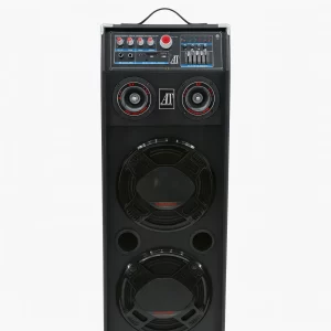 Sistem Audio Profesional 1500W cu Bluetooth, USB, Radio FM și Microfon Wireless – Set Boxe Puternice pentru Petreceri și Evenimente